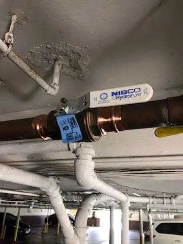 Copper pipe repair and valve work for Backflow Testing in Huron
