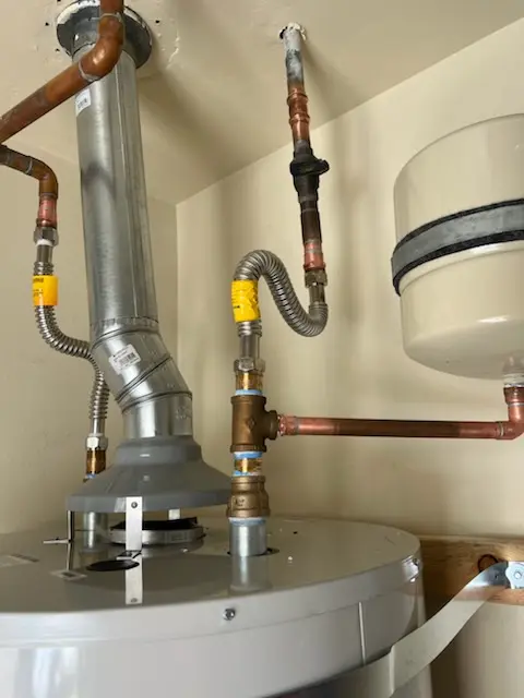 Water heater installation and plumbing repair in Huron